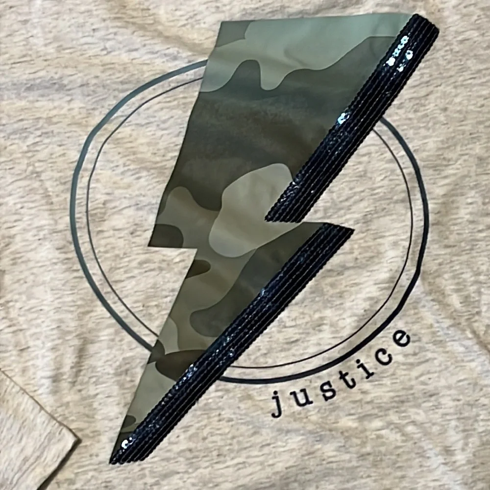 Justice Long Sleeve Top, size 14